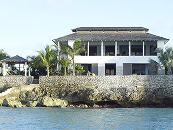 Caribbean beach villa